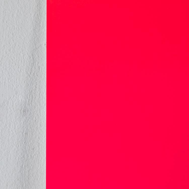 Hauptbild zu Objekt, 'Rundes Schwarz / Schwarz auf Leuchtrot kalt bis rot-orange', 1968, Rupprecht Geiger, K-16B 491