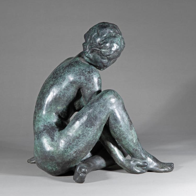 Bild 2 zu Objekt, 'Beschaulichkeit', 1924, Fritz Klimsch, H. Noack Berlin, 