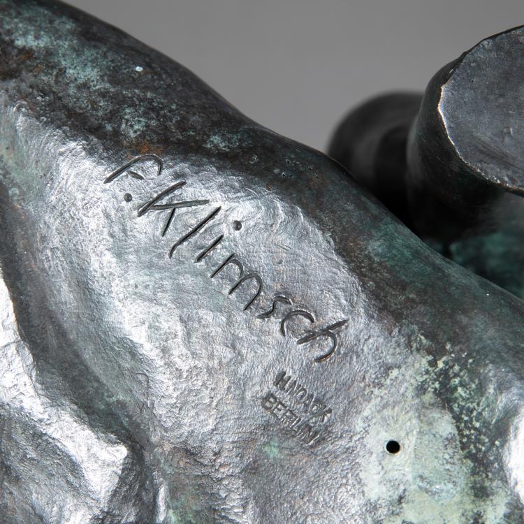 Bild 6 zu Objekt, 'Beschaulichkeit', 1924, Fritz Klimsch, H. Noack Berlin, 