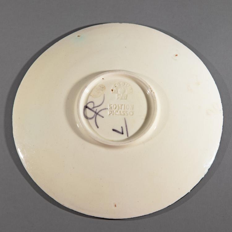 Bild 2 zu Objekt, Teller aus dem Service 'Visage Noir', 1948, Pablo Picasso, Madoura, Edition, Vallauris, 