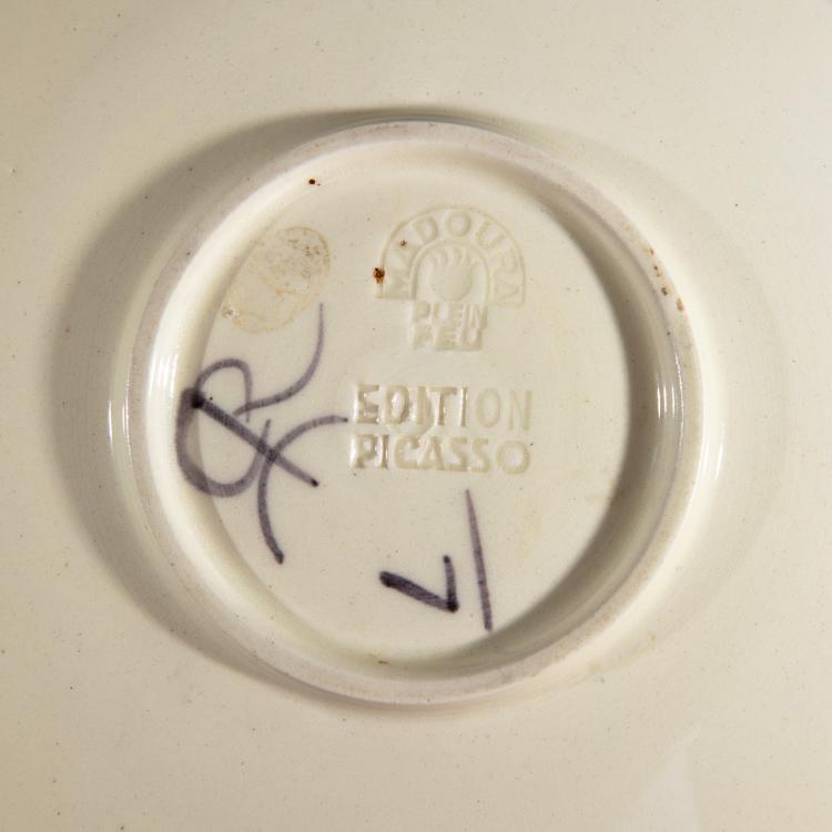 Bild 3 zu Objekt, Teller aus dem Service 'Visage Noir', 1948, Pablo Picasso, Madoura, Edition, Vallauris, 