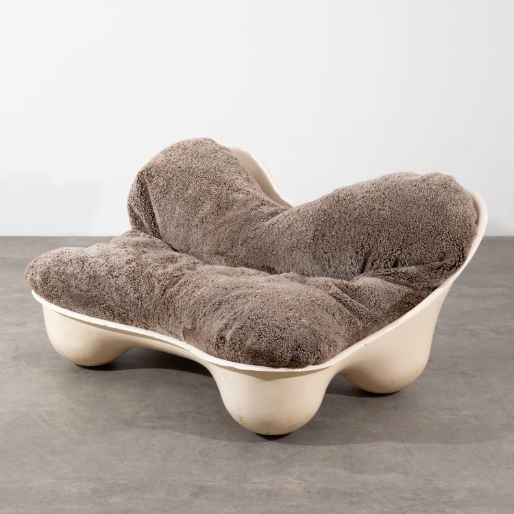 Hauptbild zu Objekt, Seltenes, limitiertes Fiberglas Lounge Sofa, Domus Danica, 