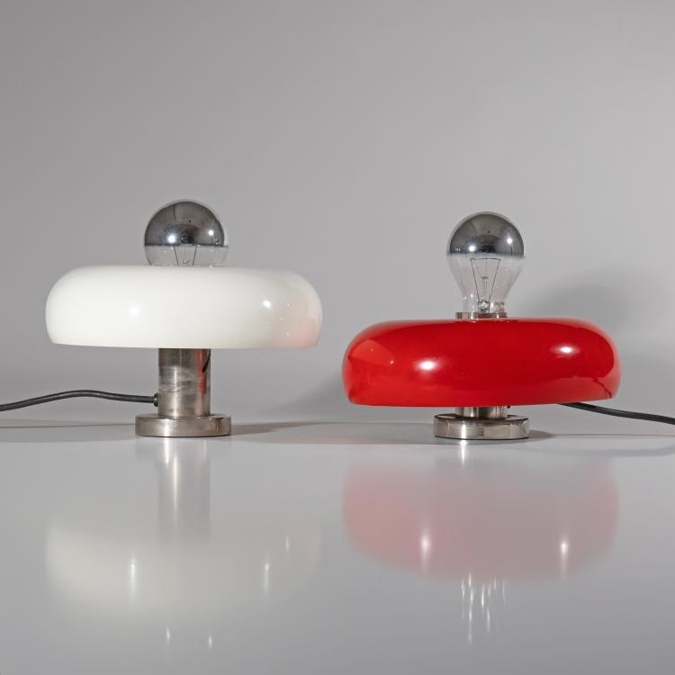 Bild 2 zu Objekt, 2 table or wall lamps model Pox, Ingo Maurer, Design M, M&uuml;nchen, K-18 435