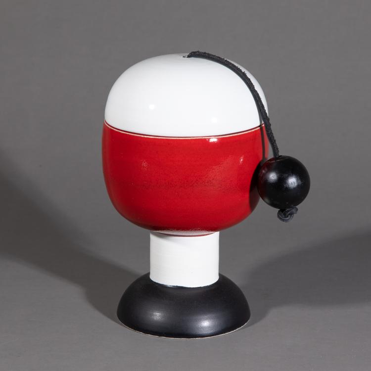 Hauptbild zu Objekt, Lidded vessel, Ettore Sottsass, Giovanni Masoni, K-18 613