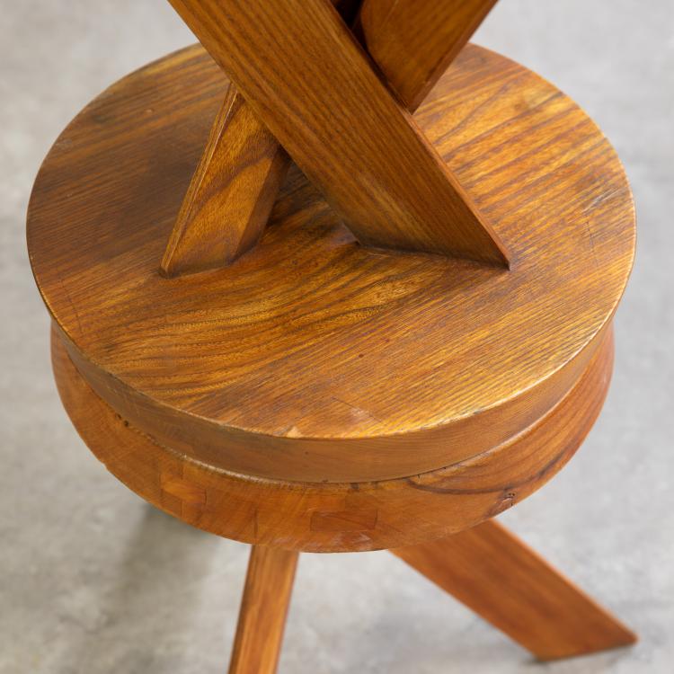 Bild 3 zu Objekt, 2 Hocker Modell S 31, Pierre Chapo, K-18 500