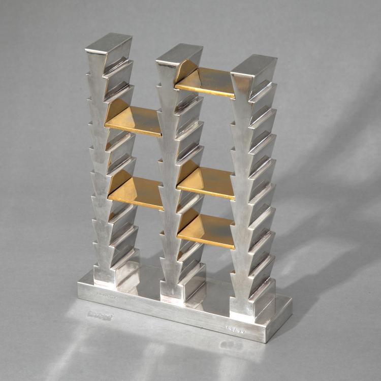 Hauptbild zu Objekt, Limited edition miniature of the Adesso Pero bookshelf model from the Ruins series, Ettore Sottsass, Design Gallery Milano, K-18 663