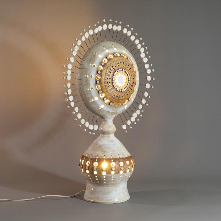 Hauptbild zu Objekt, Large Table Lamp Model Soleil, Georges Pelletier, Atelier Georges Pelletier, Cannes, K-18 495