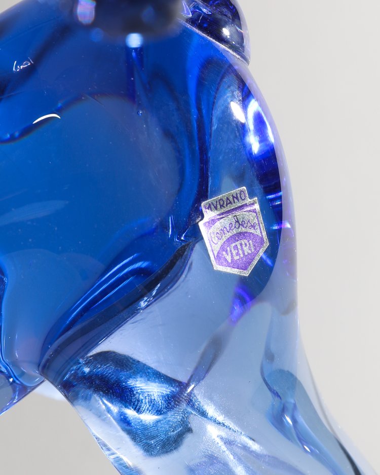 Bild 1 zu Objekt, Ermanno Nason, Gino Cenedese, Cavaliere, Omaggio a Marino Marini, Gino Cenedese, Murano, K-13 73