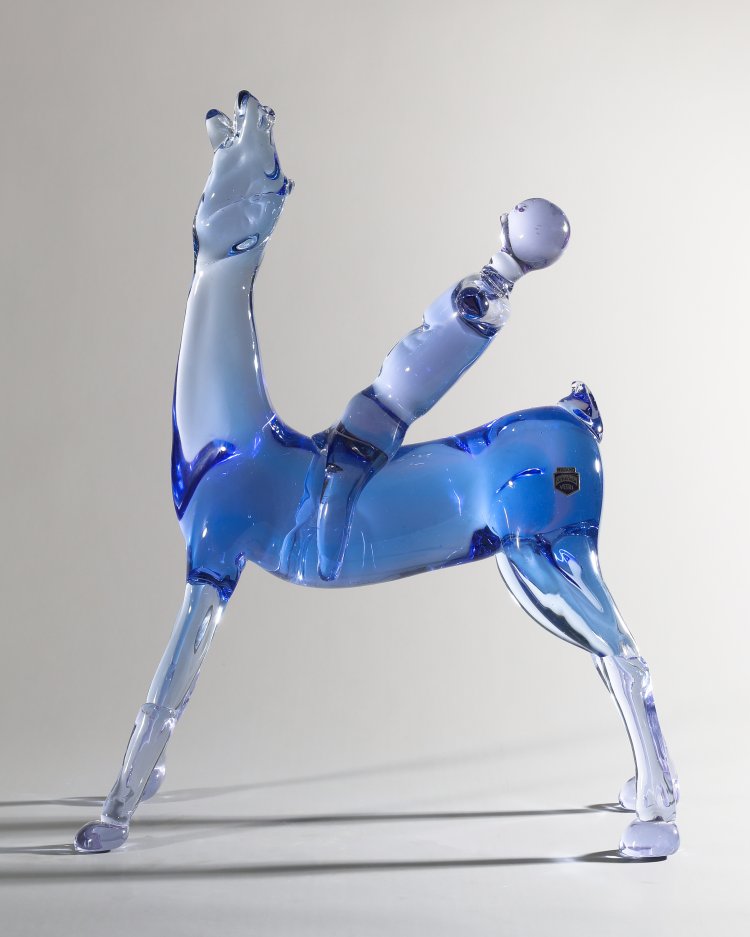 Bild 2 zu Objekt, Ermanno Nason, Gino Cenedese, Cavaliere, Omaggio a Marino Marini, Gino Cenedese, Murano, K-13 73