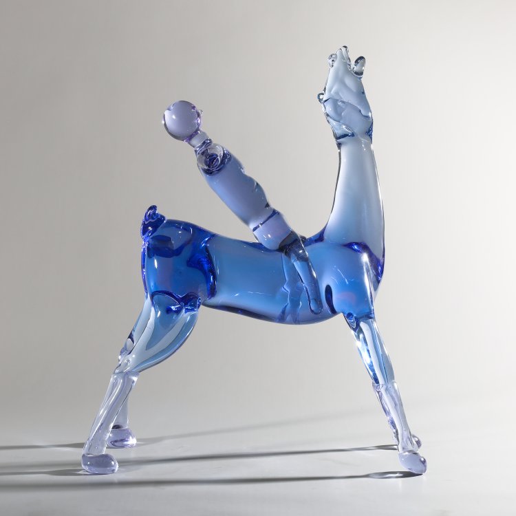 Bild 4 zu Objekt, Ermanno Nason, Gino Cenedese, Cavaliere, Omaggio a Marino Marini, Gino Cenedese, Murano, K-13 73