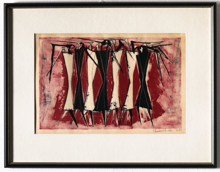 Bild 1 zu Objekt, Lynn Chadwick, Group of standing Figures. 1952, K-13 199