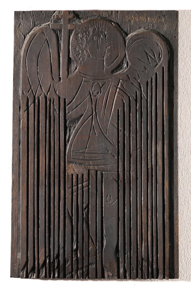 Hauptbild zu Objekt, HAP Grieshaber. Der Ostengel. 1967. Bronze Relief. Ex. XX, HAP Grieshaber, (1909 - 1981), K-13 202