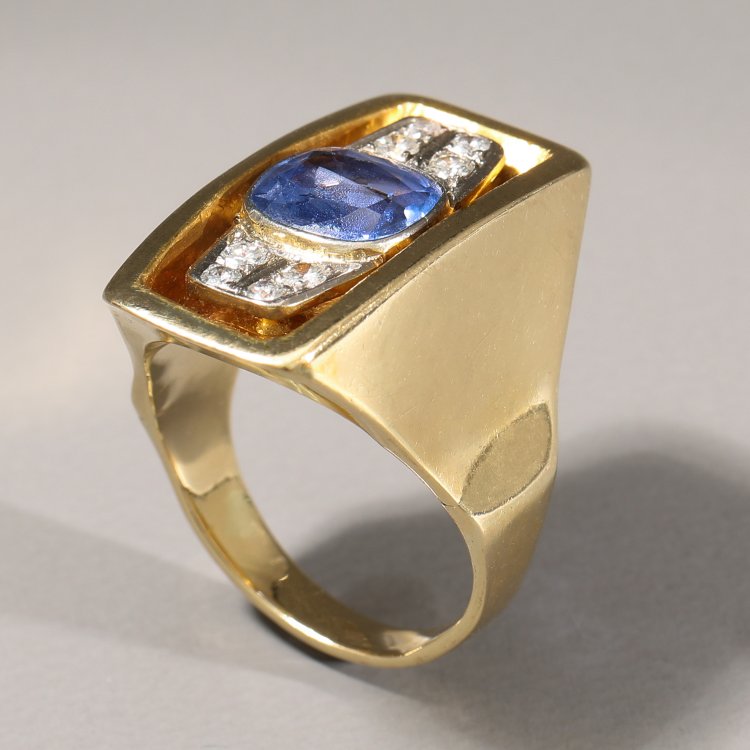 Hauptbild zu Objekt, Germany, sapphire ring, K-13 52