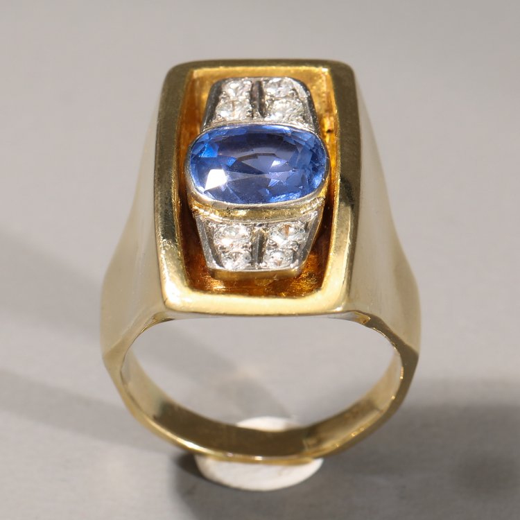 Bild 1 zu Objekt, Germany, sapphire ring, K-13 52