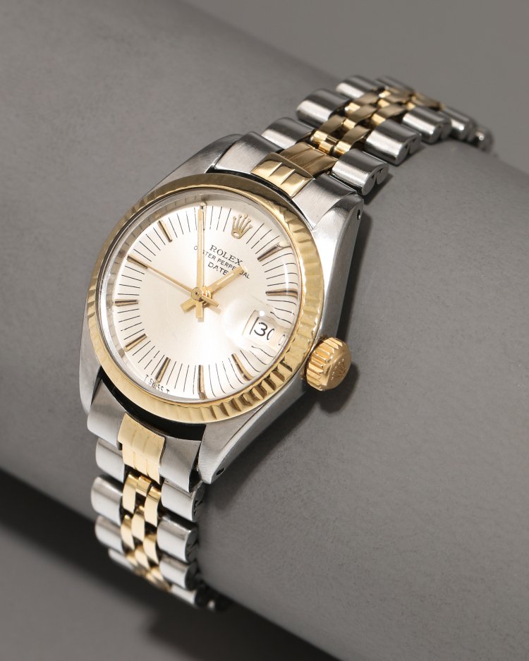 Hauptbild zu Objekt, Rolex Oyster Perpetual Lady Date Ref. 6917. Automatic women's watch, Rolex S.A., K-13 58
