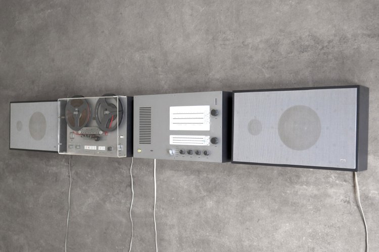 Hauptbild zu Objekt, Dieter Rams, Braun AG, Wall Stereo System: TS 45/1, TG 60, L 450, Braun, K-13 352