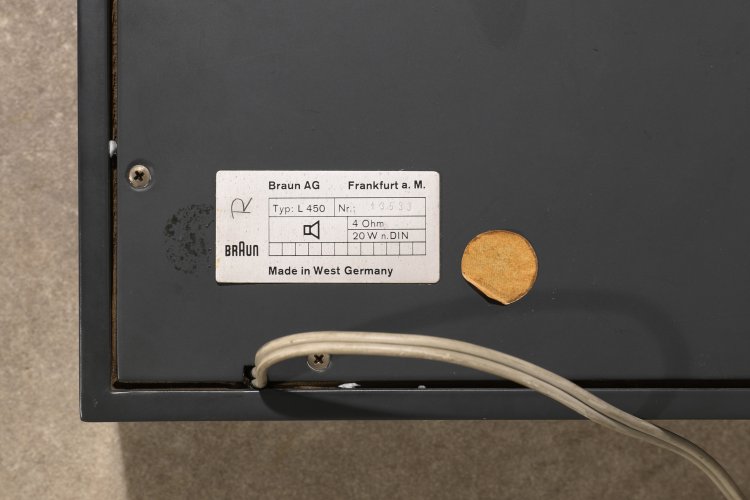 Bild 2 zu Objekt, Dieter Rams, Braun AG, Wall Stereo System: TS 45/1, TG 60, L 450, Braun, K-13 352