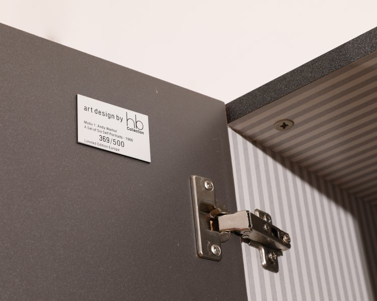 Bild 3 zu Objekt, Andy Warhol, hb Collection, limited Cabinet Motif A Set of Six Self Portaits 1966, hb Collection, K-13 520