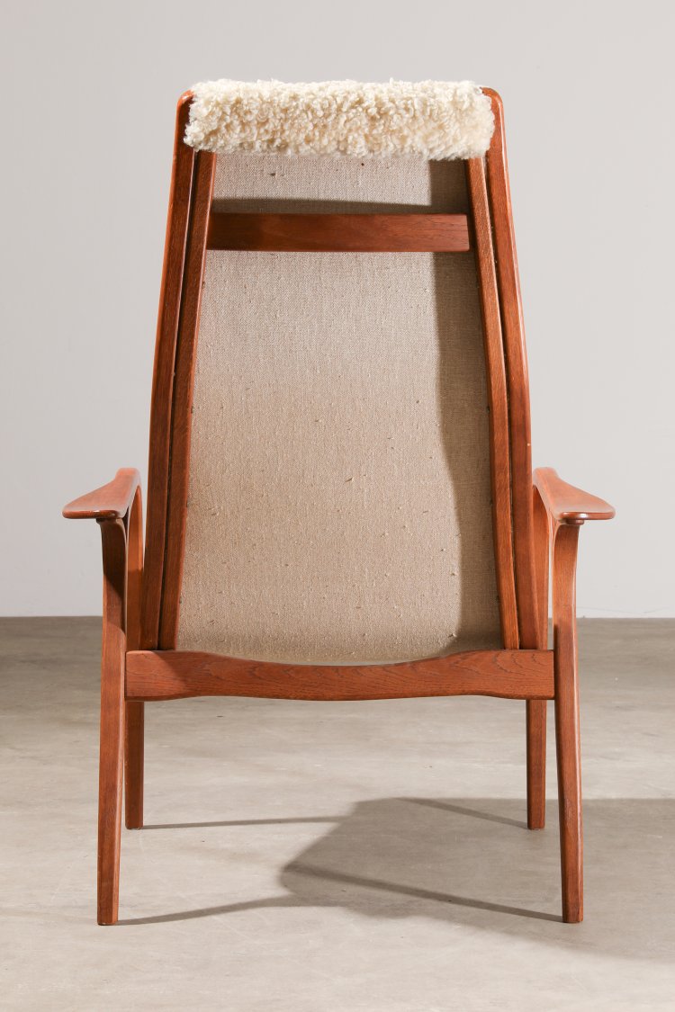 Bild 4 zu Objekt, Yngve Ekstr&ouml;m, Svedese, Chair, model Lamino + footstool, Swedese, K-13 419