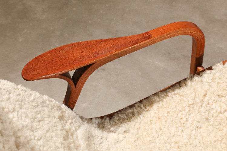 Bild 5 zu Objekt, Yngve Ekstr&ouml;m, Svedese, Chair, model Lamino + footstool, Swedese, K-13 419