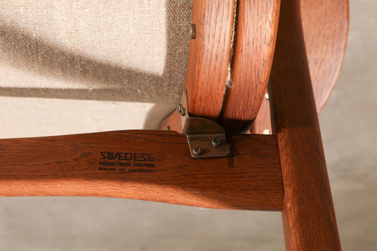 Bild 6 zu Objekt, Yngve Ekstr&ouml;m, Svedese, Chair, model Lamino + footstool, Swedese, K-13 419