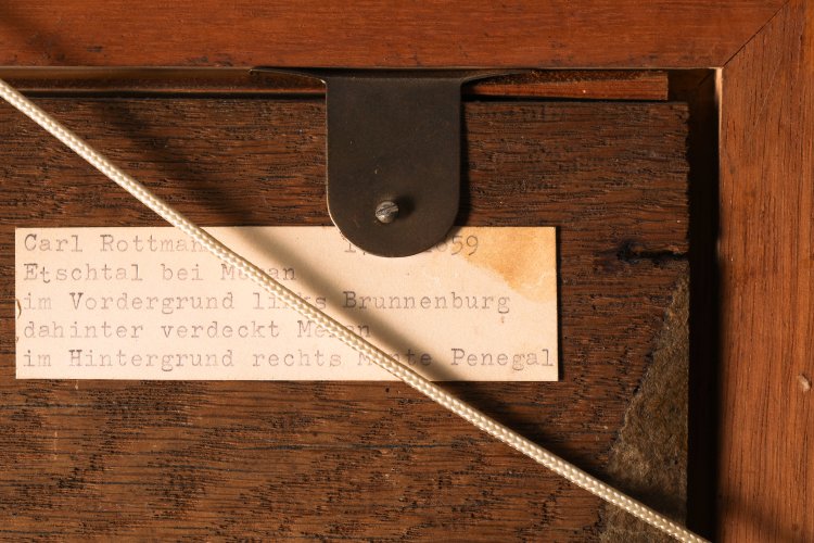 Bild 5 zu Objekt, Carl Rottmann, Oil on wood, ca. 1818, K-13 172