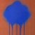 Otto Piene*, blaue Feuerblume, 1967, Ex. 28/100. signiert