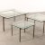 Poul Kjaerholm (in the style of), 3 nesting tables / coffeetables in the style of PK 61