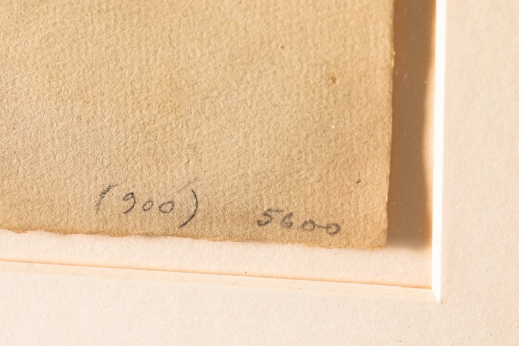 Bild 2 zu Objekt, George Grosz. Still life with straw hat, 1937. Charcoal drawing on paper, K-13 180