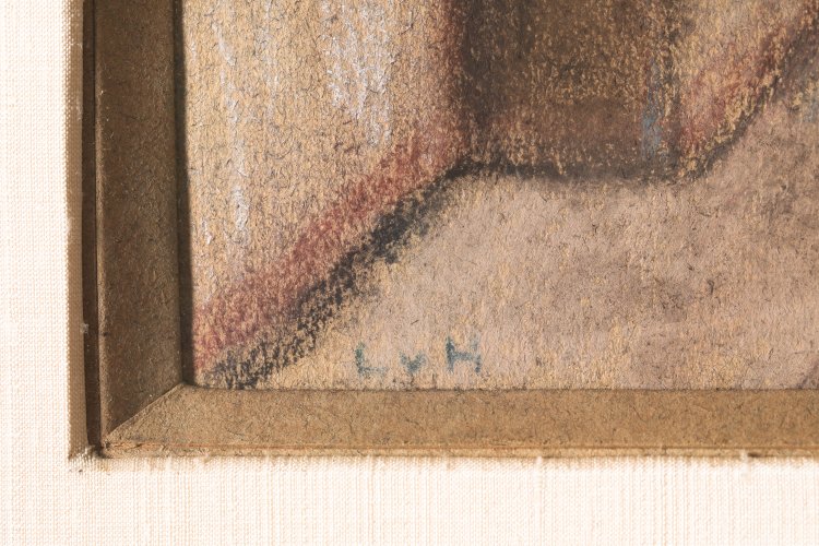 Bild 2 zu Objekt, Ludwig von Hofmann. Street in Corfu. 1907. Pastel, K-13 190