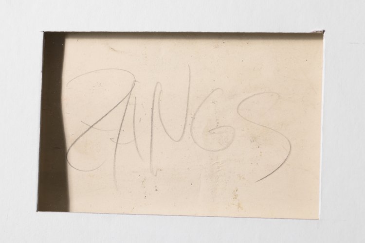 Bild 4 zu Objekt, Herbert Zangs*, Kohlezeichnung/ Mischtechnik, 1958. Abb. WVZ Martelaere, K-13 231