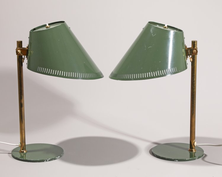 Bild 1 zu Objekt, Paavo Tynell, Idam Oy, 2 table Lamps, model 9227, Idmann Oy, K-13 423