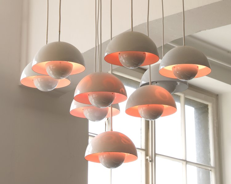 Hauptbild zu Objekt, Verner Panton, Louis Poulsen, large Flower Pot Chandelier, Louis Poulsen, K-13 432