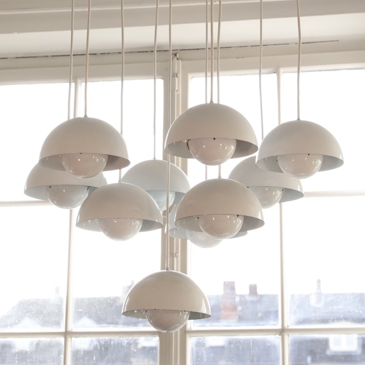 Bild 1 zu Objekt, Verner Panton, Louis Poulsen, large Flower Pot Chandelier, Louis Poulsen, K-13 432