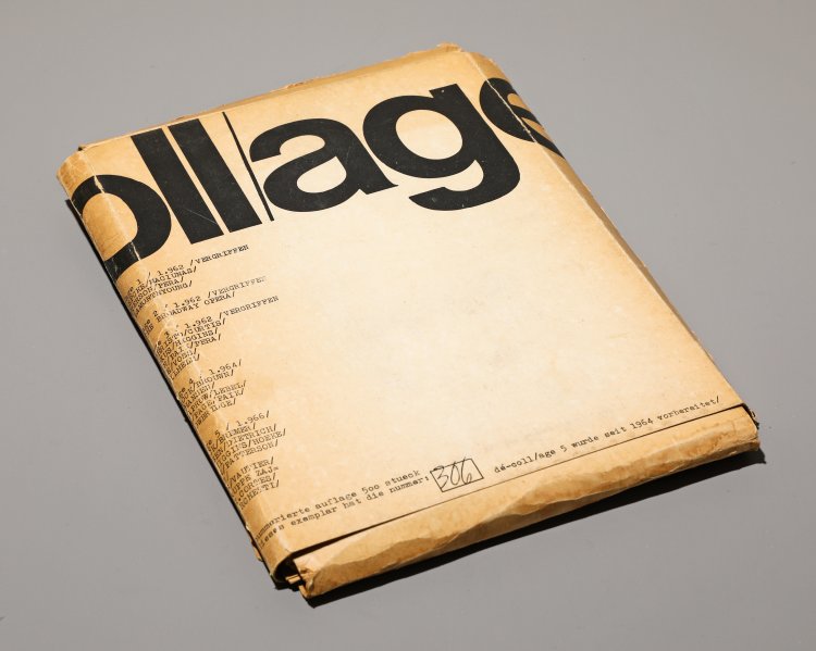 Bild 2 zu Objekt, Joseph Beuys*, Mappe d&eacute;-coll/age 5, Zwei Fr&auml;ulein mit Leuchtendem Brot. 1966, K-13 236