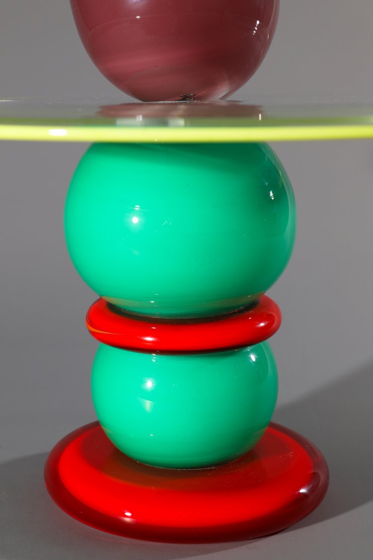Bild 3 zu Objekt, Peter Shire, Vistosi. Glass object. Ca. 1988. H. 42 cm, Vetreria Vistosi, Murano, K-13 478