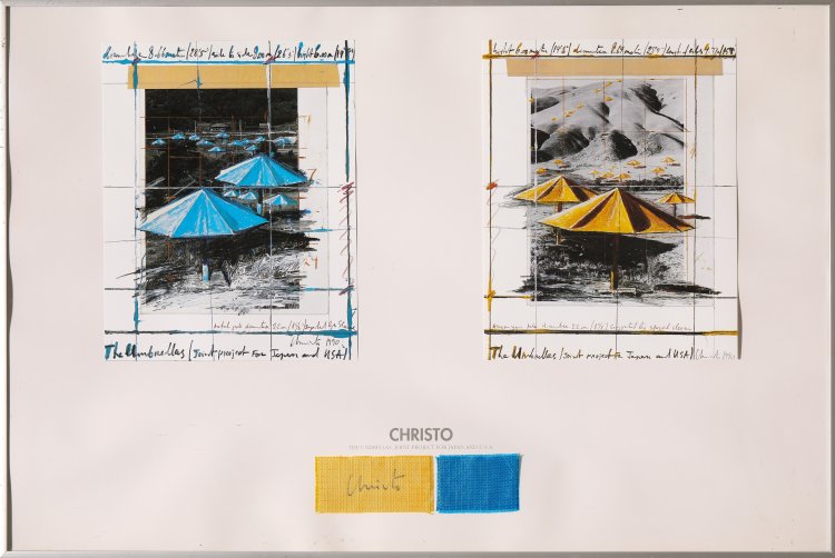 Bild 1 zu Objekt, Christo*, The Umbrellas, Joint Project for Japan and U.S.A. 1991, K-13 224