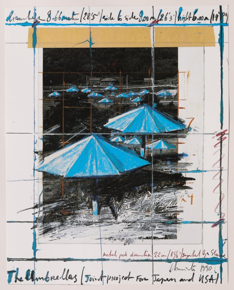 Bild 2 zu Objekt, Christo*, The Umbrellas, Joint Project for Japan and U.S.A. 1991, K-13 224