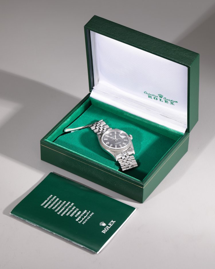 Bild 6 zu Objekt, Rolex Oyster Perpetual Datejust. Ref.1601 automatic men's watch, Rolex S.A., K-13 57