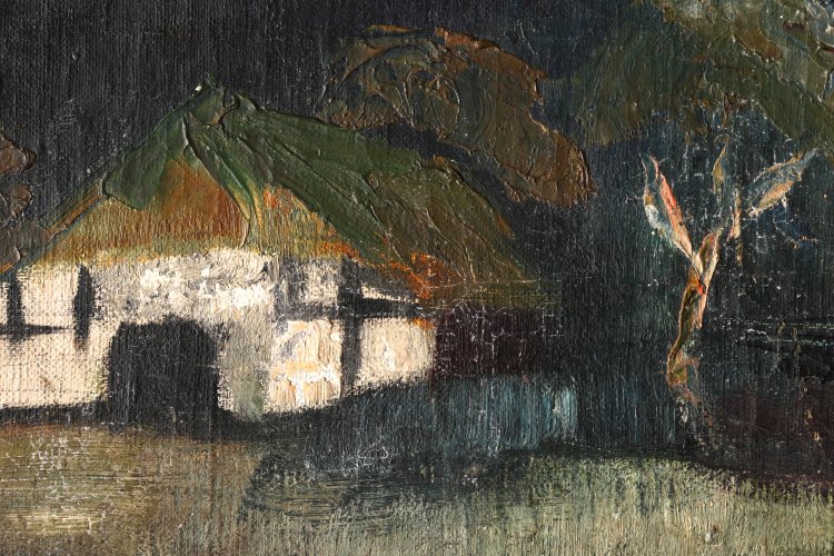 Bild 3 zu Objekt, Bernhard Hoetger, Worpswede landscape, Painting, K-13 176