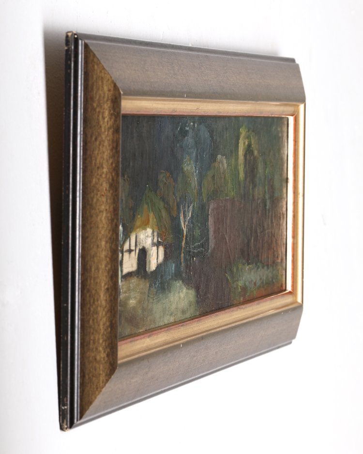 Bild 4 zu Objekt, Bernhard Hoetger, Worpswede landscape, Painting, K-13 176