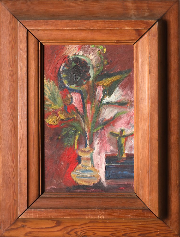 Bild 1 zu Objekt, Bernhard Hoetger, Flowers Painting, K-13 177