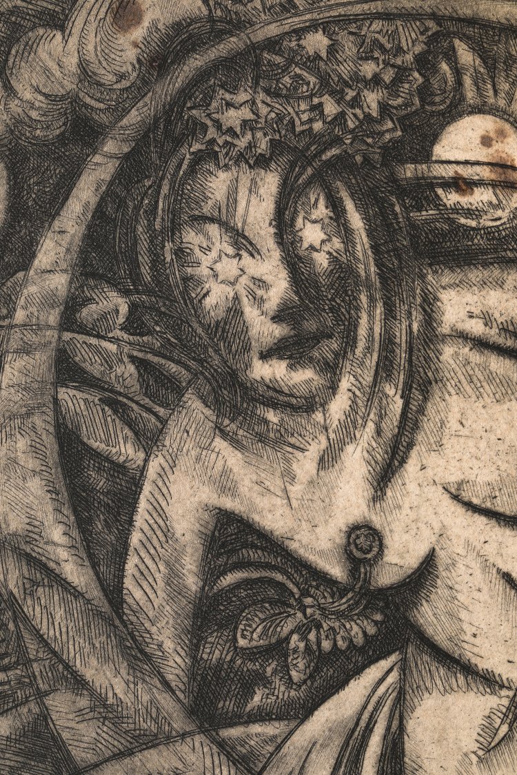 Bild 2 zu Objekt, Heinrich Vogeler, Werden. 1921. Aquatint etching, K-13 178