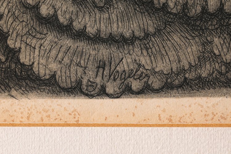 Bild 3 zu Objekt, Heinrich Vogeler, Werden. 1921. Aquatint etching, K-13 178