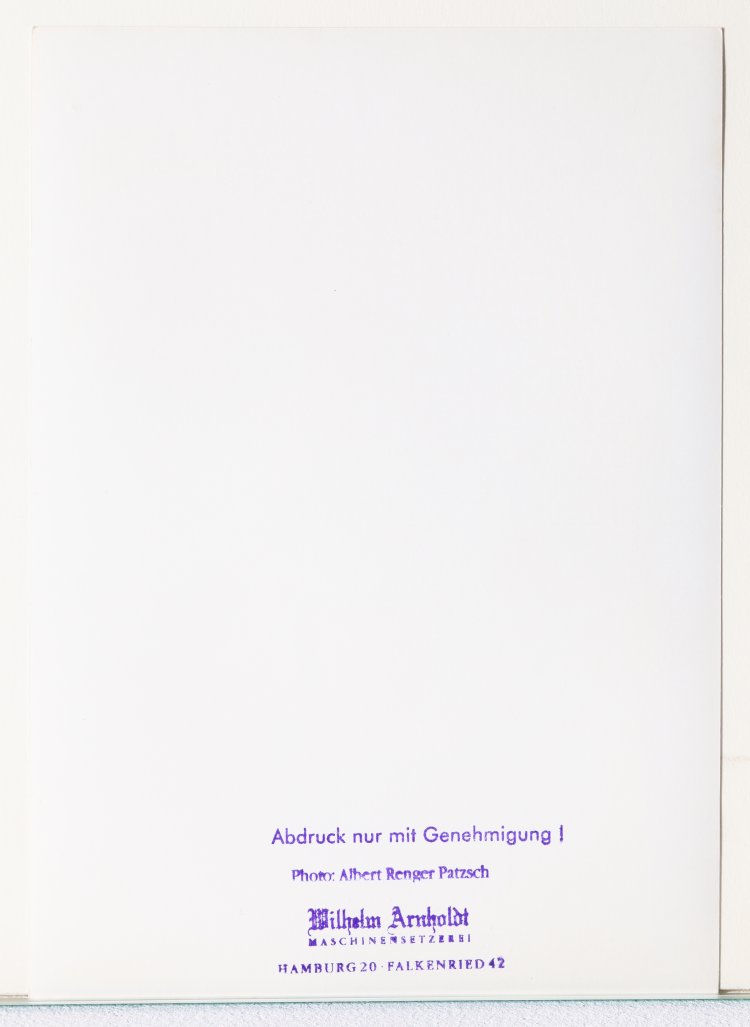 Bild 6 zu Objekt, Albert Renger-Patzsch*, 3 Photographs, K-13 217