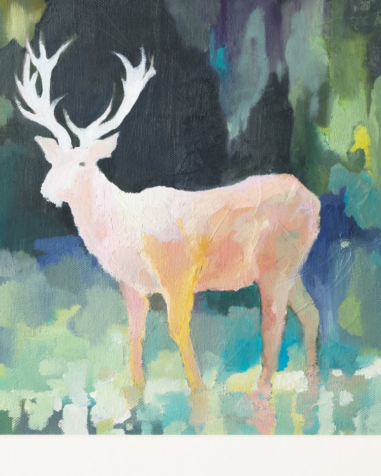 Bild 3 zu Objekt, Yim Young Ju, Untitled, 2008, Oil on canvas, Painting with deer, K-13 320