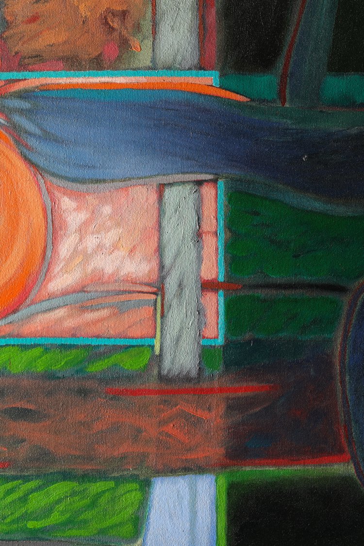 Bild 2 zu Objekt, Om Prakash Sharma, Space Field, 1990, Oil on canvas, K-13 324