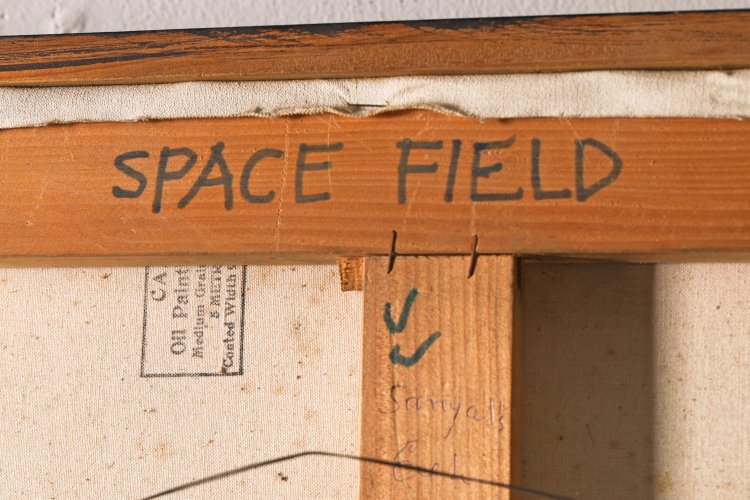 Bild 4 zu Objekt, Om Prakash Sharma, Space Field, 1990, Oil on canvas, K-13 324