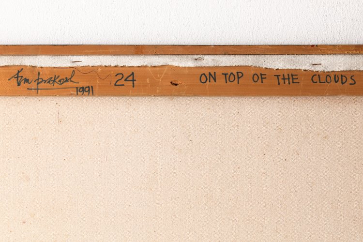 Bild 4 zu Objekt, Om Prakash Sharma, On the Top of the Clouds, 1991/ 1992, &Ouml;l/ Leinwand, 122 x 86,5 cm, K-13 326