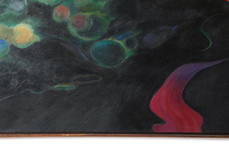 Bild 4 zu Objekt, Om Prakash Sharma, On Top of the Clouds, 1991, &Ouml;l/ Leinwand, K-13 328